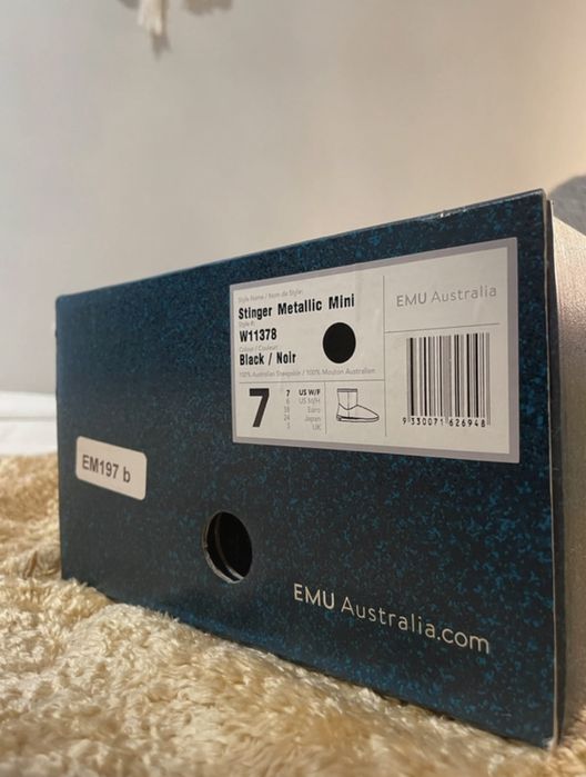 Emu Australia czarne metaliczne