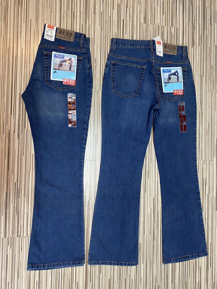 Spodnie damskie jeans 32/29 pas 76 cm komplet 2 pary Wrangler nowe