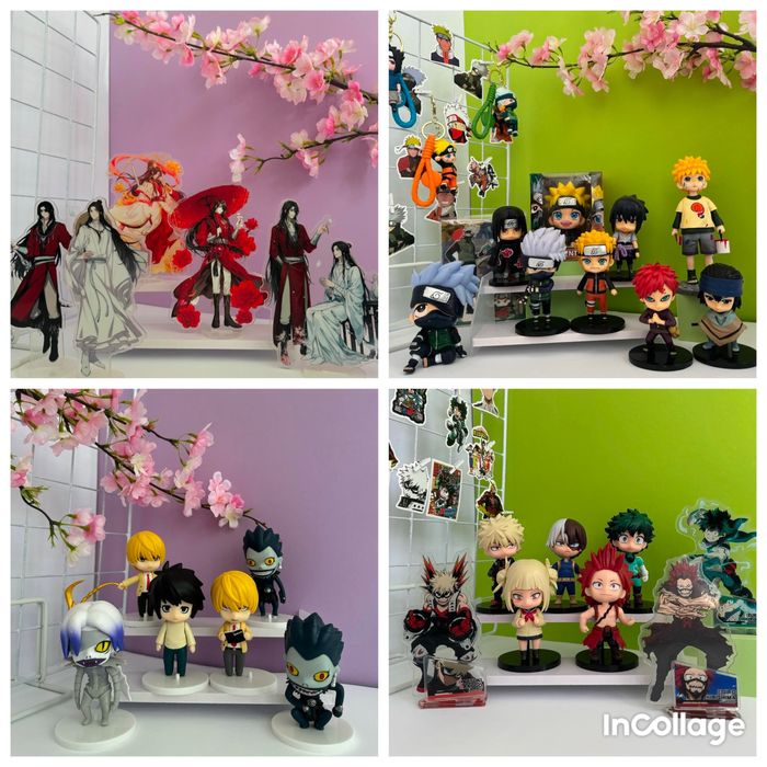 Аніме фігурки , волейбол, баскетбол футбол джоджо бліч наруто хатсуне