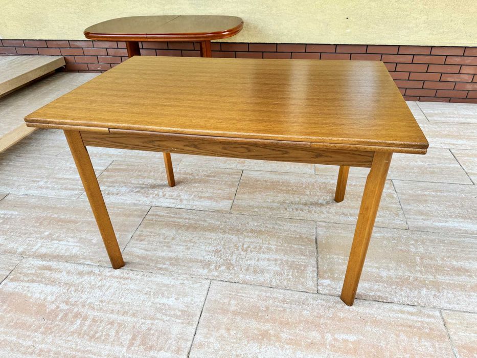 meble kuchenne stół rozkładany prosty dąb rustykalny