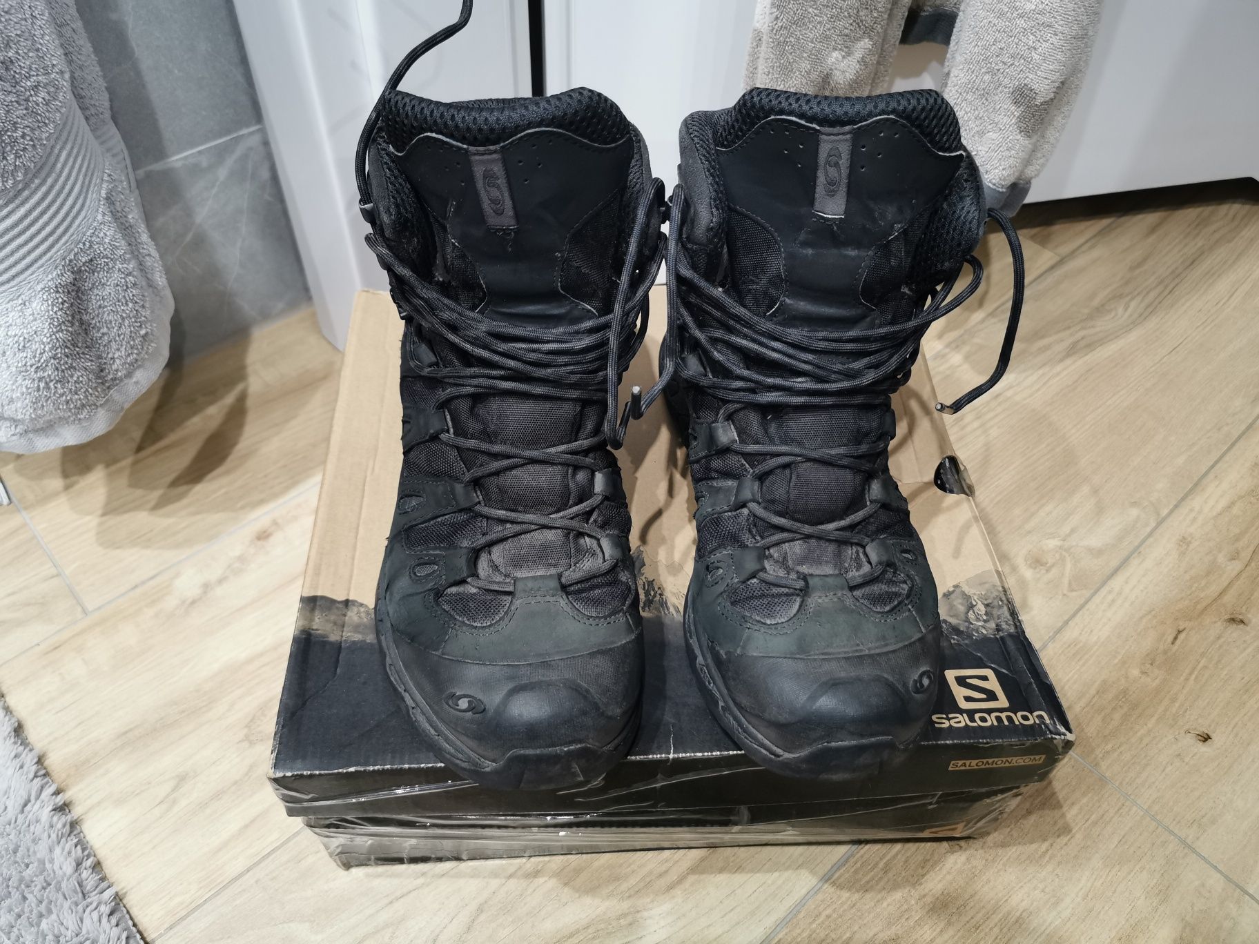 Salomon QUEST 4D GTX Forces czarne EUR 44 (28 cm) używane