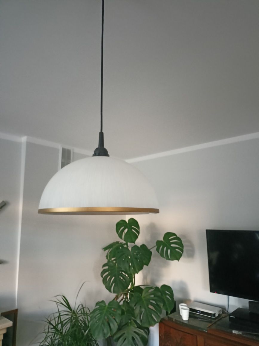 Lampa sufitowa szklana