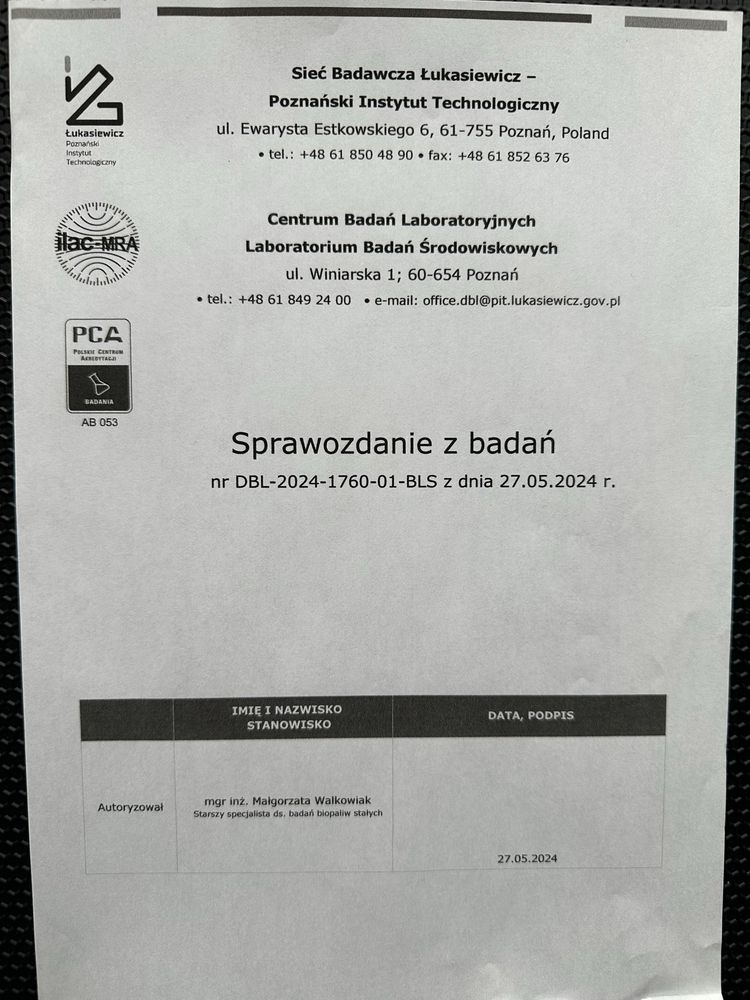 Polski Pellet drzewny mazowieckie Warszawa dostawa gratis Piaseczno