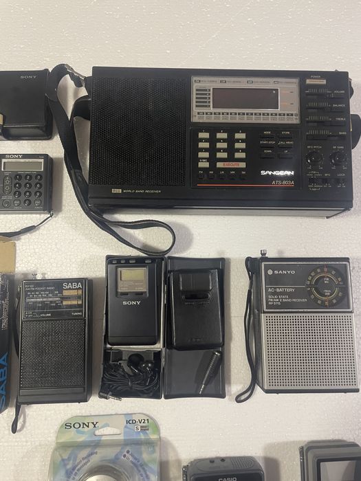 Rádios de bolso e TV’s vintage, SONY, SANYO, SABA, PHILIPS, CASIO