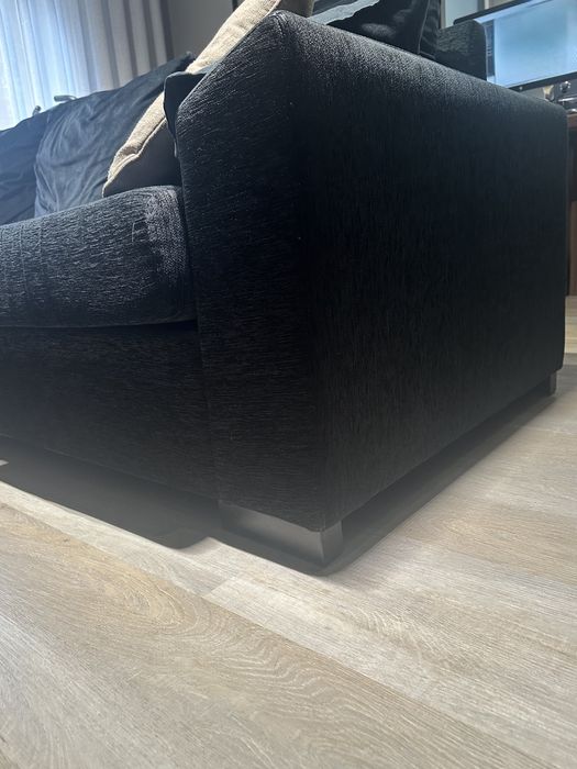 Sofá Chaise Longue Preto