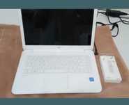 Portátil Hp Intel S branco250€