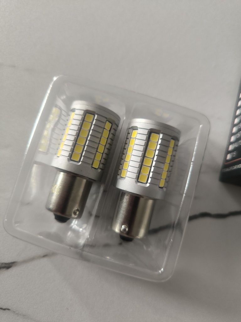 Żarówki LED P21W 30w 2szt Canbus bardzo mocne DRL wsteczne