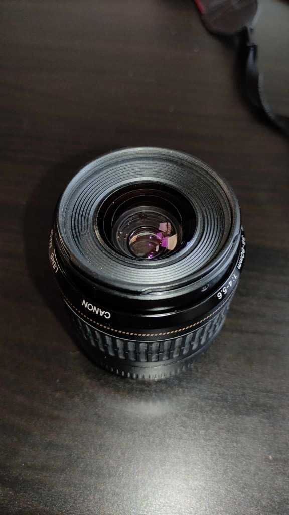 Lustrzanka Canon EOS 600D + obiektyw EF 35-80mm f/4-5.6 + torba