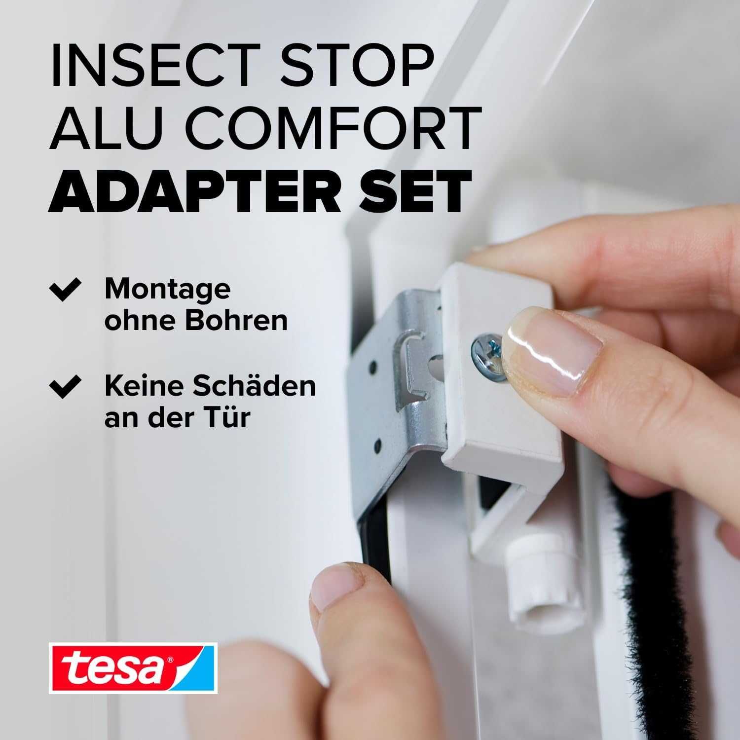 Tesa adaptery do moskitier drzwi ALU COMFORT