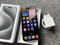 iPhone 15 Pro Max 512GB WHITE BIAŁY Silver Bat95% + SZKŁO Gwarancja