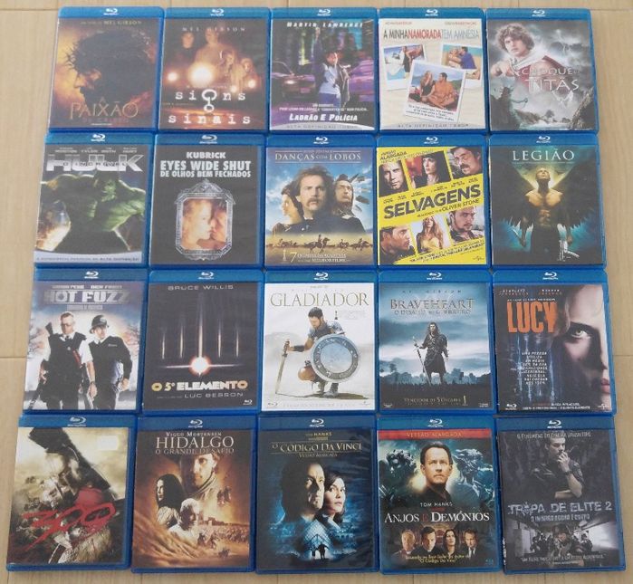 Conjunto de Blurays - Parte 2