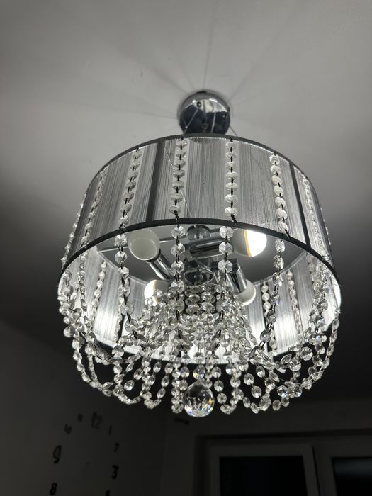Żyrandol lampa sufitowa glamour