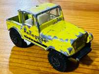 JEEP RENEGADE PLAYART Fastwheels Diecast CJ7 Auto Pick-up Model Unikat