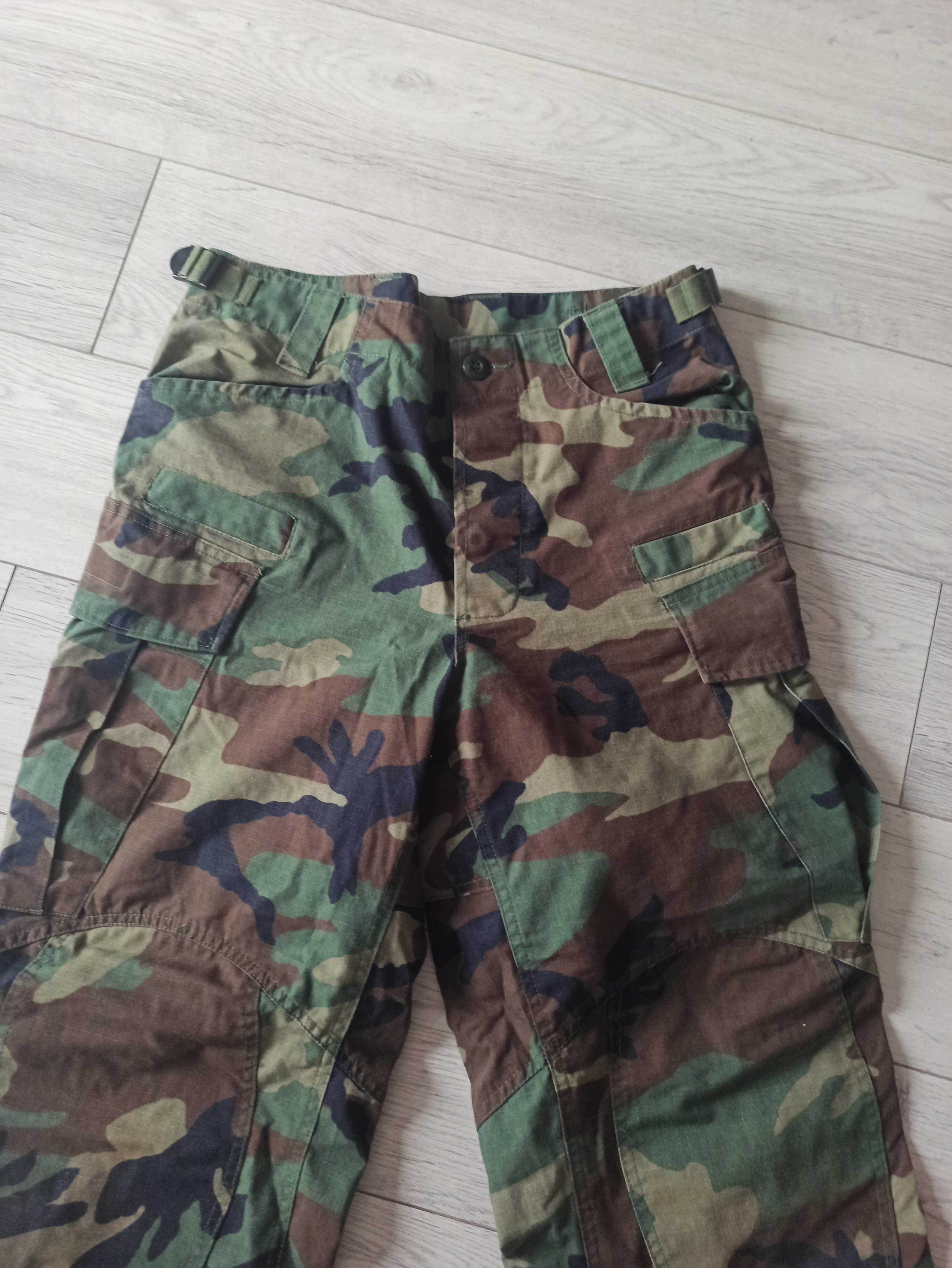 SPODNIE bojówki M65 Woodland XS/R US Army USMC