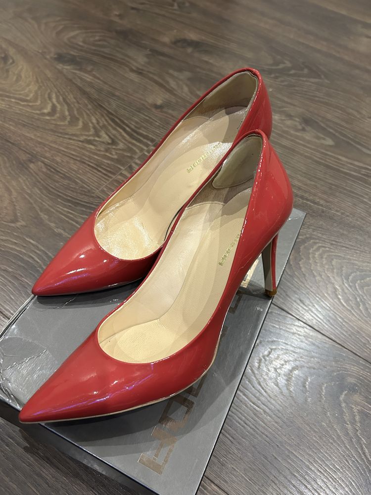 Różowe szpilki prima moda r. 37 fuksja