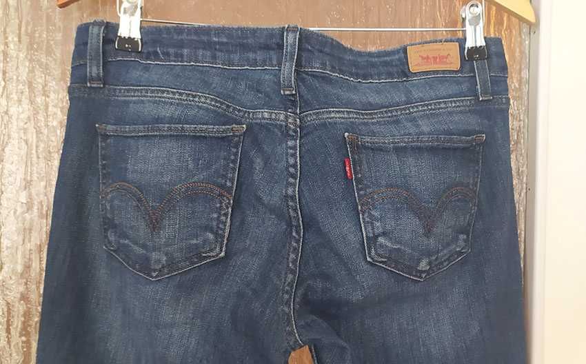 jeansy levis, spodnie, 524 too superlow