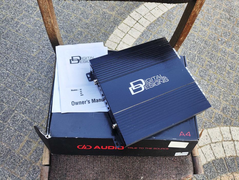 Wzmacniacz samochodowy 4 kanałowy Digital Designs A4, Wysyłka darmowa!