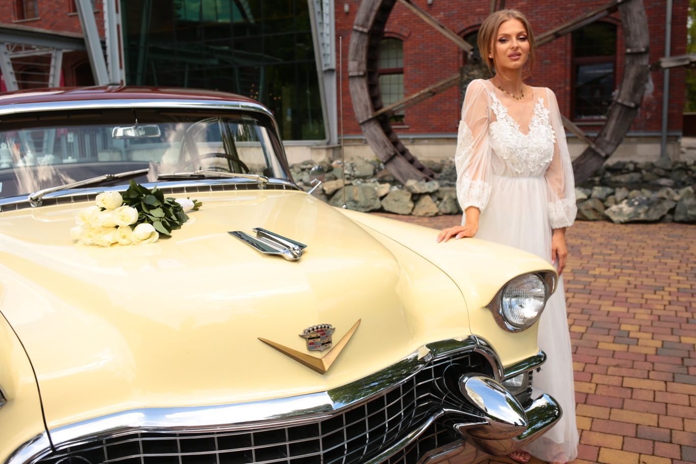 Zabytkowy cadillac 1959 i 1955 do ślubu auto samochód zabytkowe