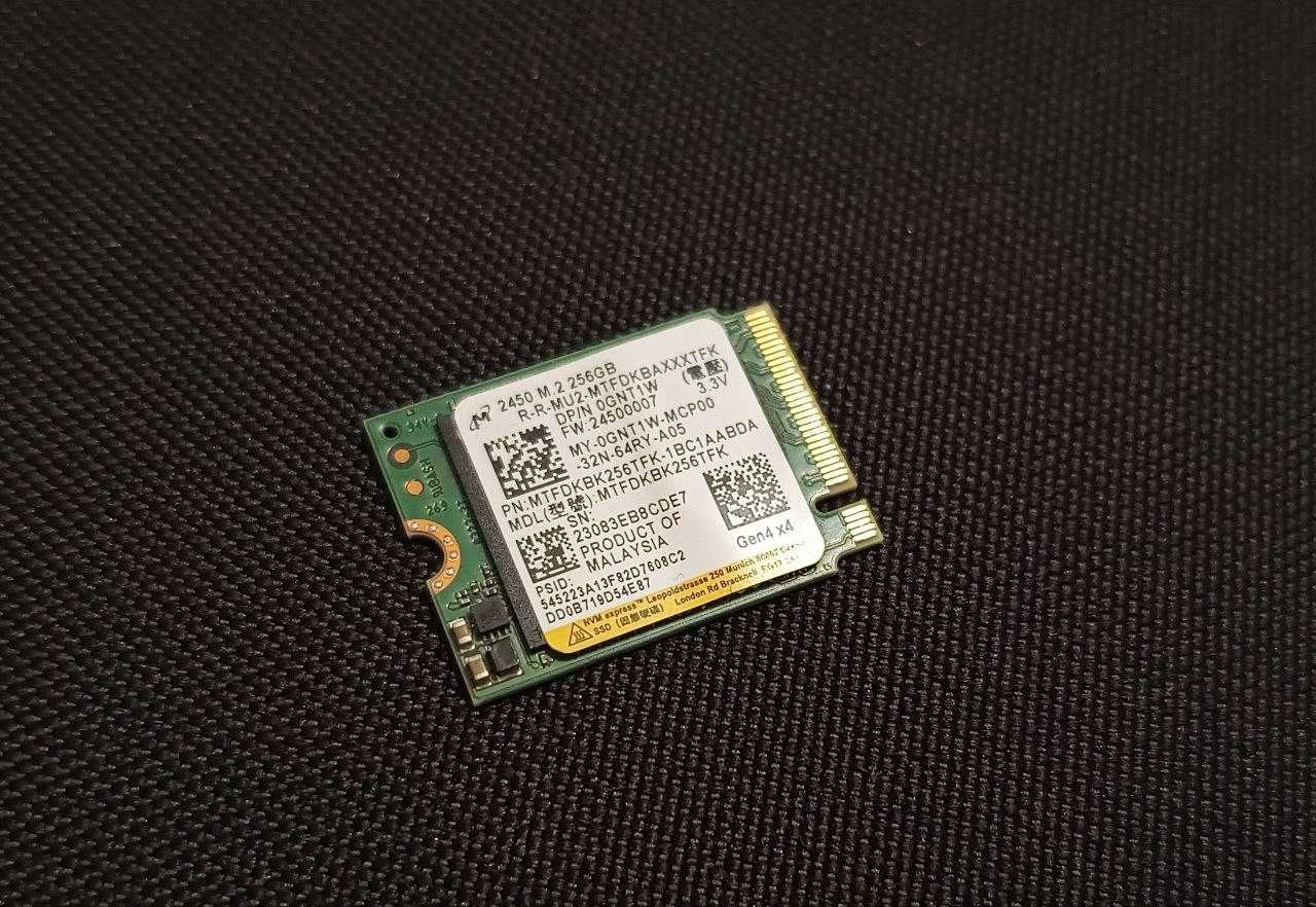 SSD Micron 2450 256Gb M.2 2230 PCIE Gen4 x4 NVME MTFDKBK256TFK диск