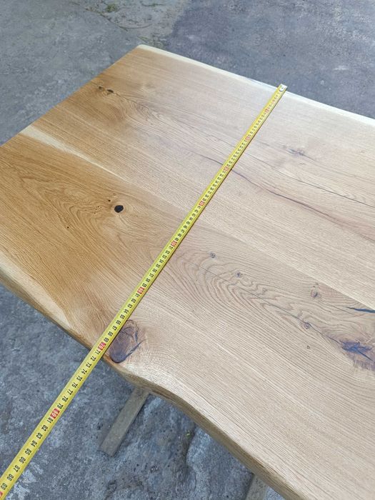 Blat dębowy na biurko 130x71  ławę stolik kawowy