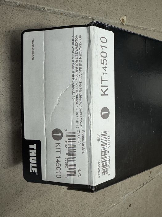 Bagażnik Thule VW GOLF VII kit montażowy 5010