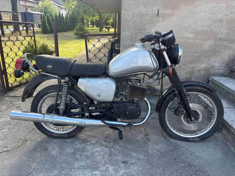 MZ ETZ 125 srebrna