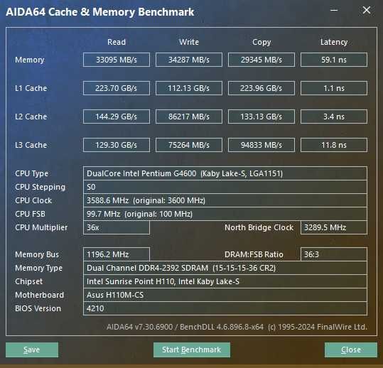 ASUS H110M-CS + Pentium G4600 биос с поддержкой XEON v5 и v6