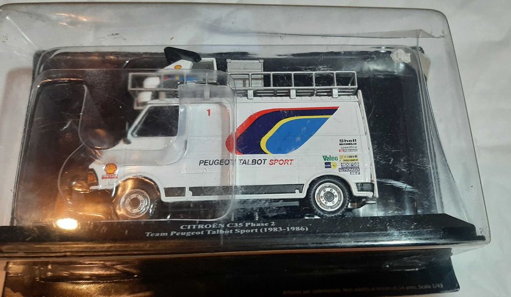 Miniatura assistência de Rally Citroën C35 esc. 1/43