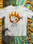 Stussy Męska Biała Koszulka z Nadrukiem XL