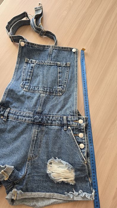 Sinsay ogrodniczki jeansowe damskie/dziewczęce 36