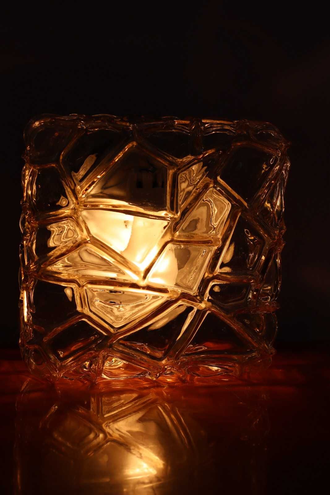 Kwadratowy solidny plafon lampa sufitowa vintage