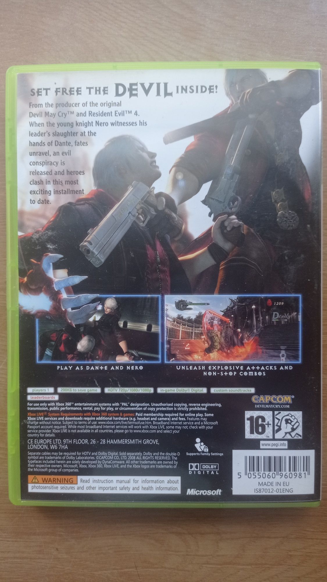 Xbox 360 Devil May Cry 4