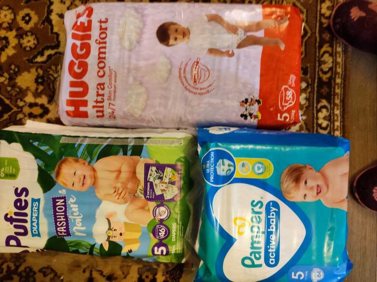 Памперсы Pampers Huggies