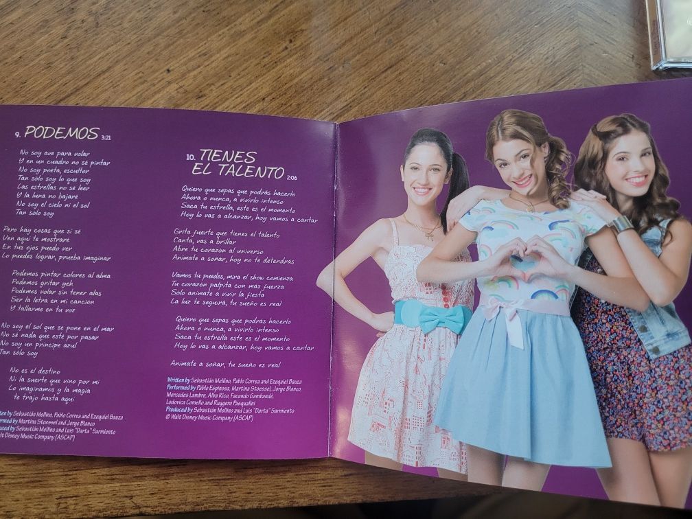 CD x 2 Violetta/Cantar es lo que soy Wer.ekskluzywna 2013 Disney