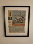 Plakat PRL - WSK 125 Oryginalna Gazeta Motor 40cmx50cm