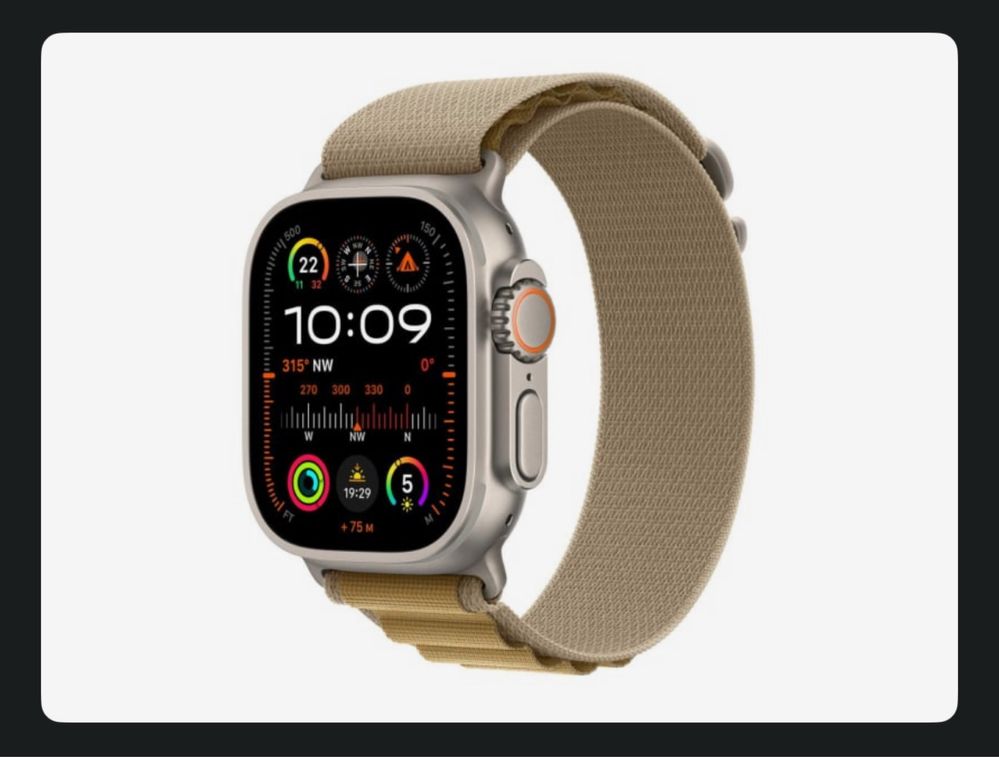 Apple Watch Ultra 2 Tan Alpine Loop M+Paski+Szkło, sklep X-KOM