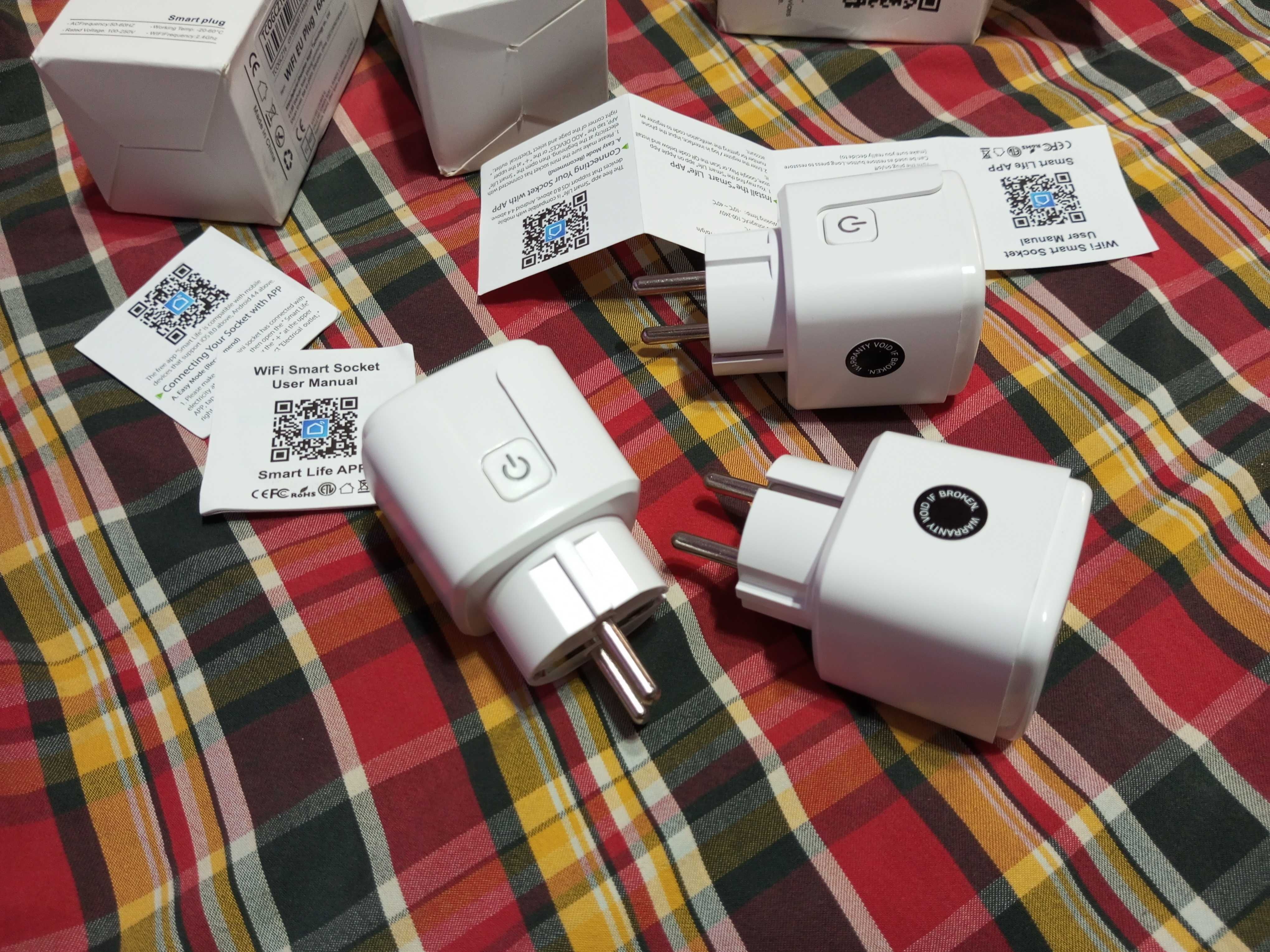 WIFI смарт розетка.Счетчик.Ваттметр.Амперметр.Таймер.Вольтметр20ампер