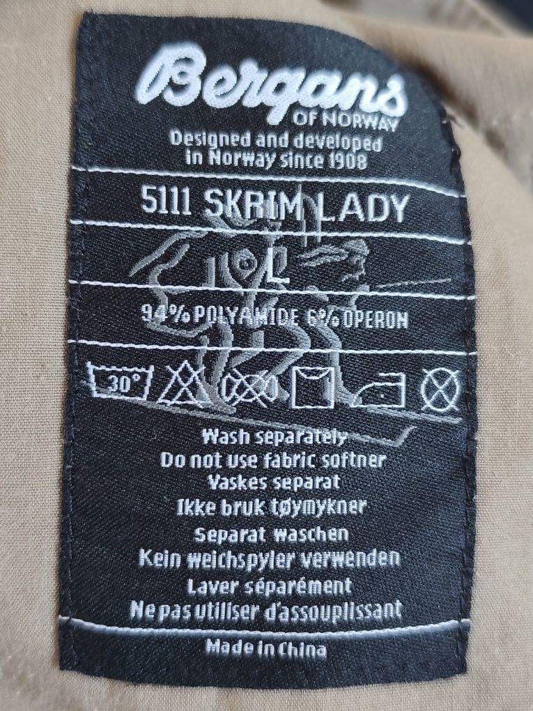 Spodenki turystyczne Bergans of Norway. 5111 Skrim Lady. L