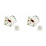 2X Hama Adapter Podróżny - Wtyczka Anglia Uk