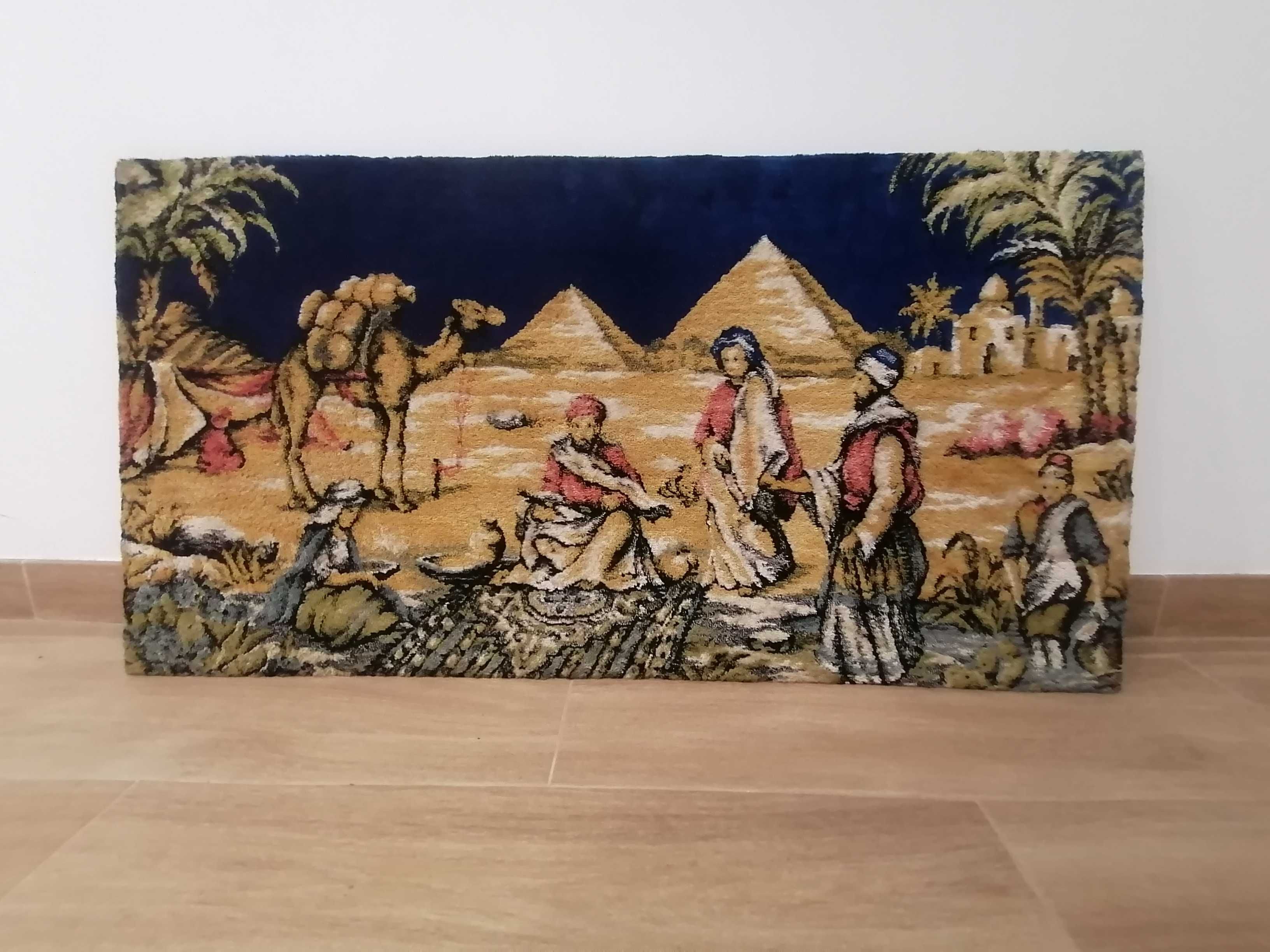 Quadro em tela de seda de veludo fabrico italiano estilo "devoré".