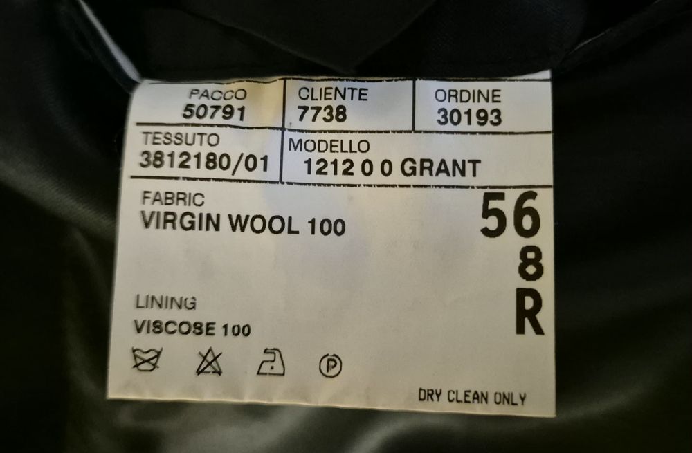 Італійське класичне пальто Corneliani