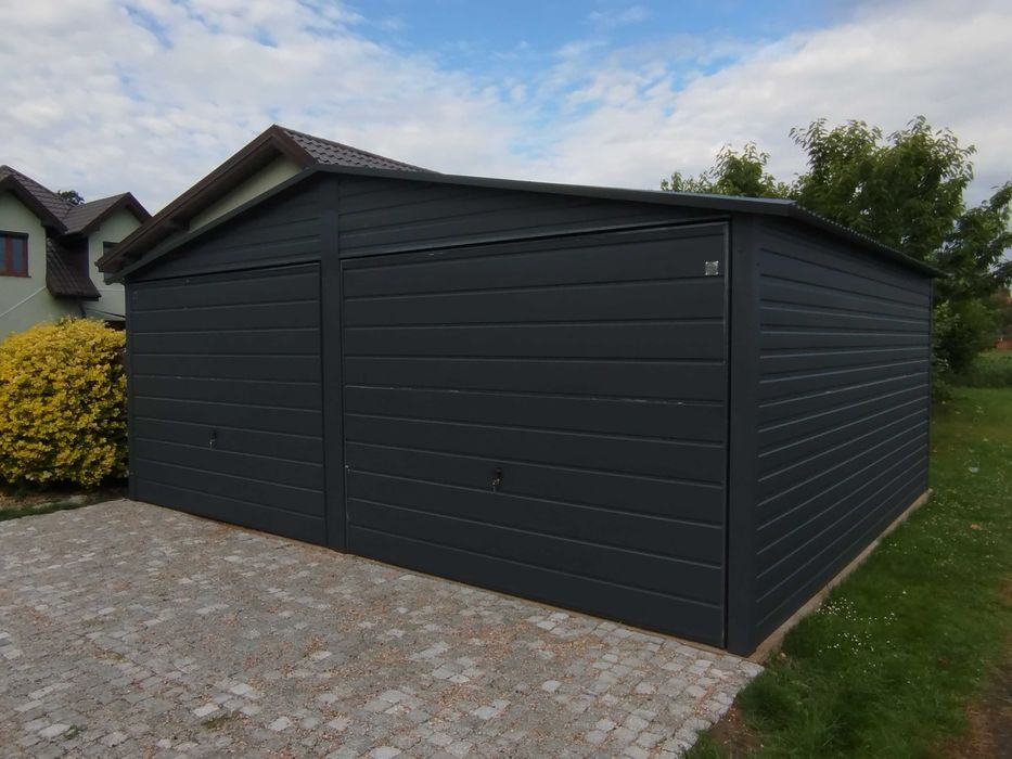 Garaż Grafit MAT 5x6 Dostawa   dostawa i montaż
