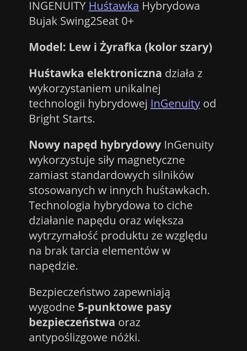 Bujaczek elektryczny Ingenuity