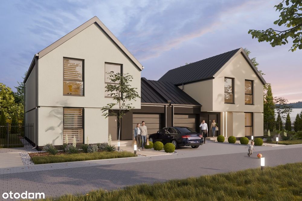 Nowy dom 134m2 z garażem i możliwościa wykończenia pod klucz !