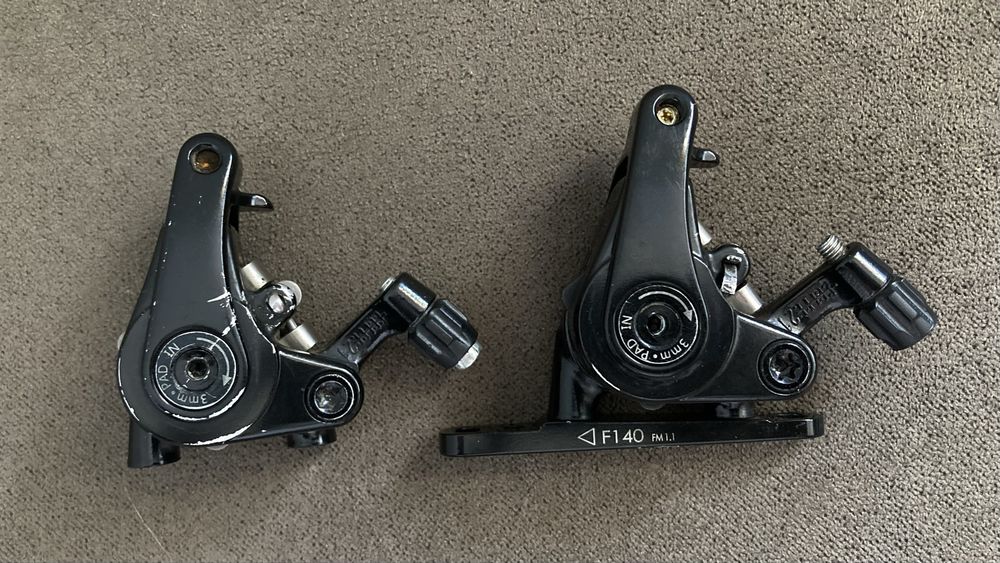 Zaciski hamulcowe mechaniczne Tektro MD-C550 uzywane gravel szosa