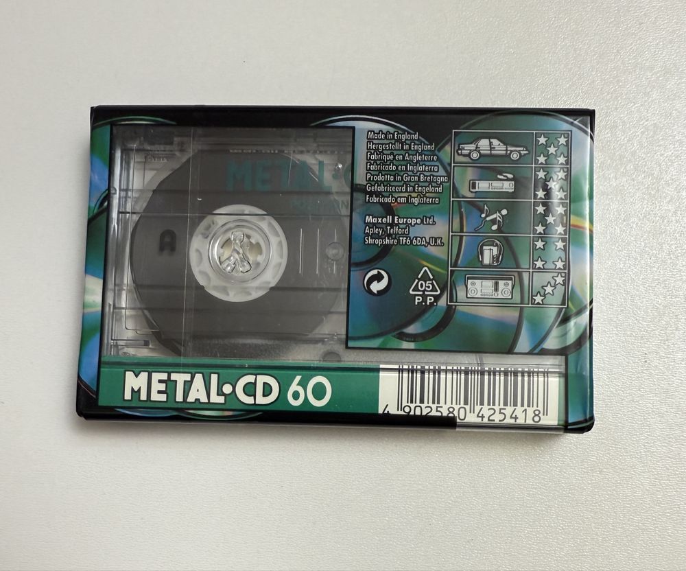 Maxell metal 60 IV kaseta magnetofonowa audio