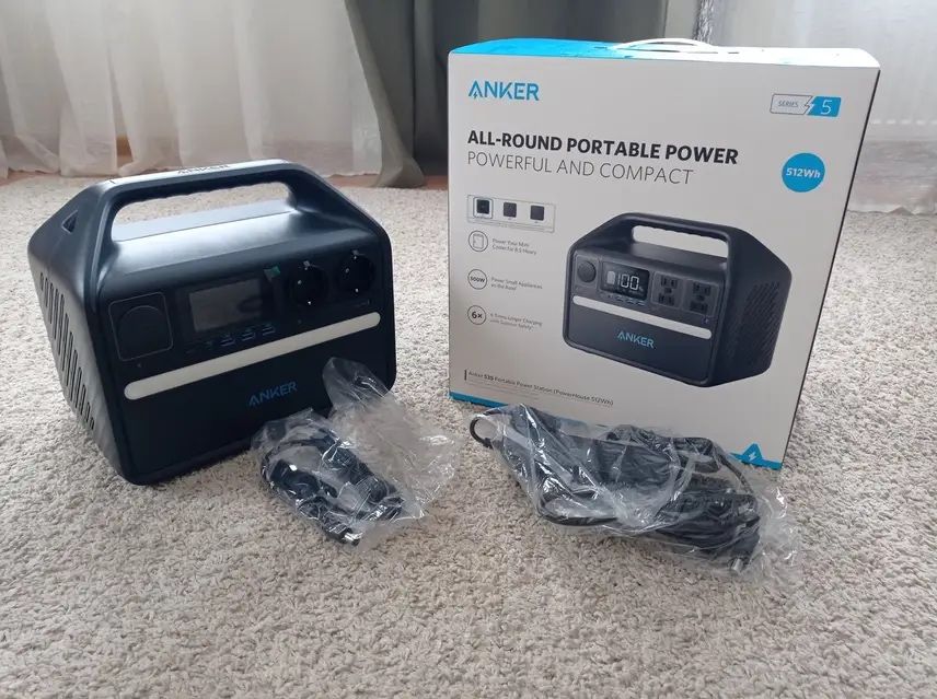 Anker 535 PowerHous 512Wh зарядная электро станция