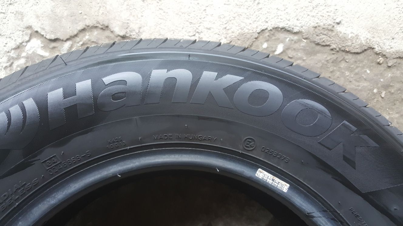 195/70R14 HANKOOK 2 шт шины летние (протектор 6.66мил)