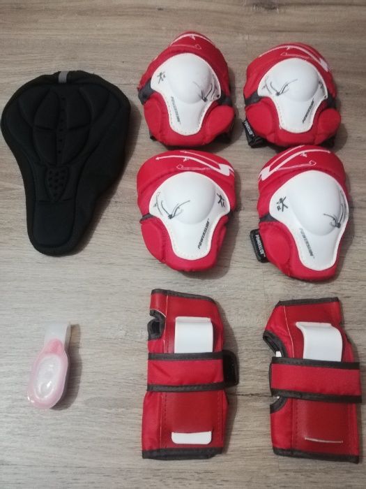 Conjunto proteções bicicleta / skate criança