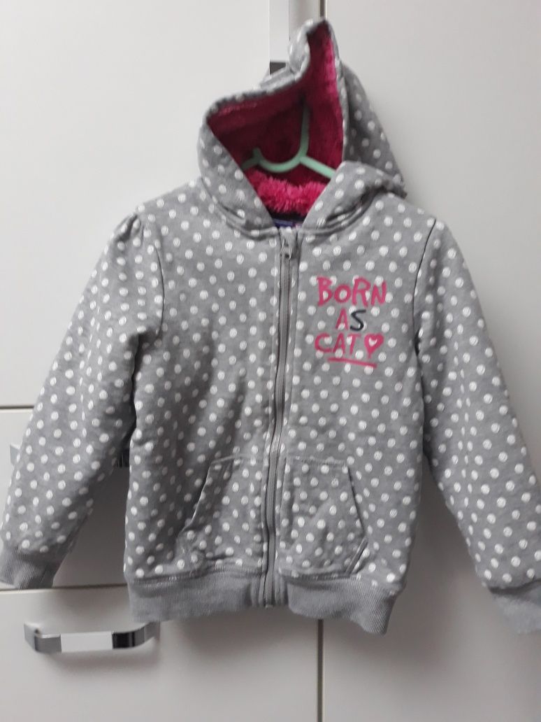 Bluza ocieplana 110/116